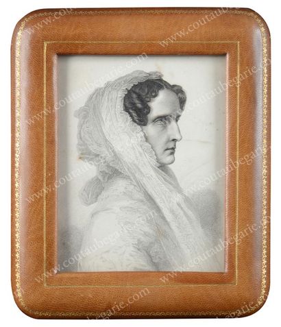 null * MARIA FÉODOROVNA, impératrice de Russie (1798-1860)
Portrait la représentant...