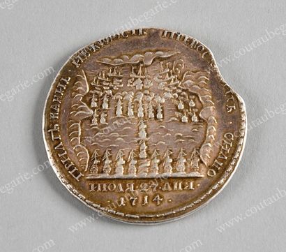 null * PIERRE LE GRAND, empereur de Russie (1676-1725)
Médaille commémorative en...