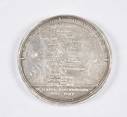 null * CATHERINE II, impératrice de Russie (1729-1796)
Médaille commémorative en...