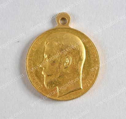 null * NICOLAS II, empereur de Russie (1868-1918)
Médaille pour le zèle de 2ème classe...