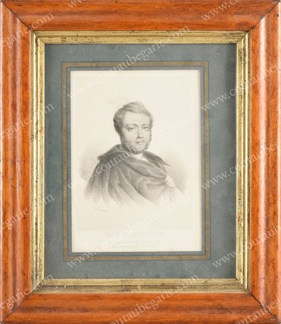 École RUSSE du XIXe siècle 
Prince Paul Nicolaïévitch Demidoff (1798-1840).
Lithographie,...