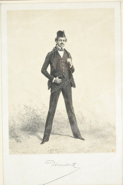 RAFFET AUGUSTE (1804-1860) 
Portrait du prince Anatole Demidoff (1813-1870), prince...