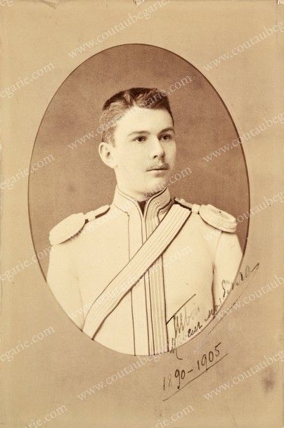 LEVITSKY Serge Lvovich (1819-1898) 
Portrait photographique du prince Paul Alexandrovitch...
