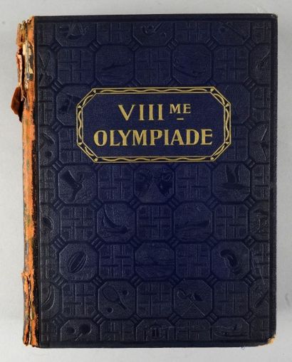 null 1924. Paris/Chamonix. Rapport officiel de la VIIIème Olympiade d'été et des...