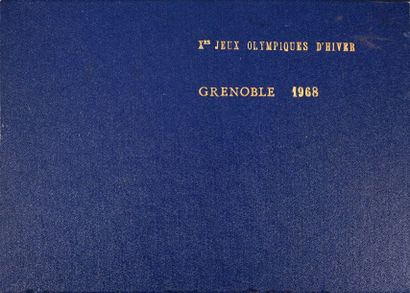 null 1968. Grenoble. Classeur de la collection des enveloppes premier jour commémorant...