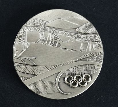 null 2010. Vancouver. Médaille de participant de la XXIème Olympiade d'hiver. En...