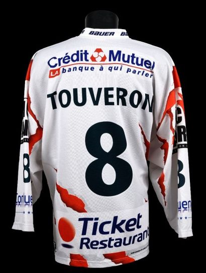 null Mathieu Touvernon n°8. Maillot du Lyon Hockey Club pour la saison 2012-2013...