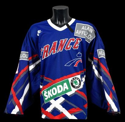 null Maillot n°31 de l'équipe de France de Hockey sur glace des années 1990. (joueur...