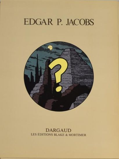 JACOBS 
Portfolio broché
E.P. Jacobs.
Ed. Blake et Mortimer 1984. 8 illustrations...