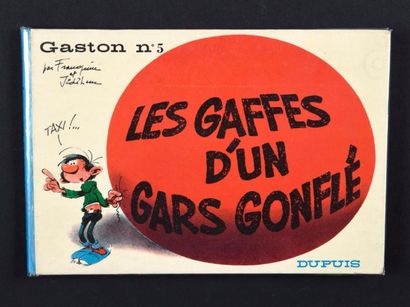 FRANQUIN 
GASTON 05.
LES GAFFES D'UN GARS GONFLÉ.
Edition Originale au Format à l'italienne...