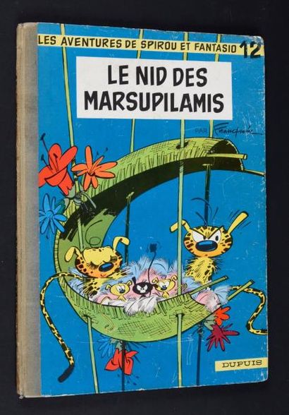 FRANQUIN 
SPIROU 12.
Le nid des Marsupilamis. EO Edition originale 1960
Album en...