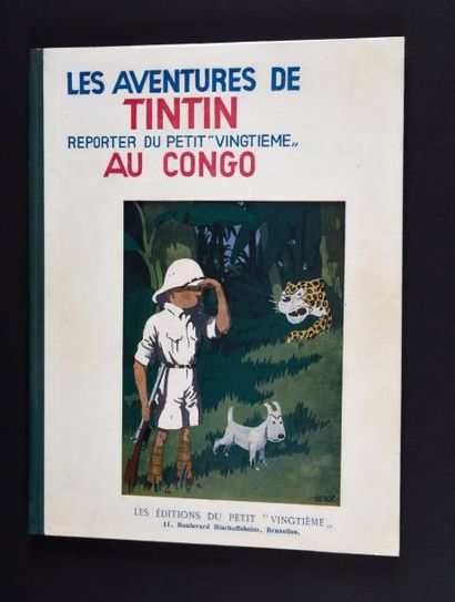 HERGÉ 
La Collection de Monsieur de W.
Tintin 02. Tintin au Congo.
Edition originale...
