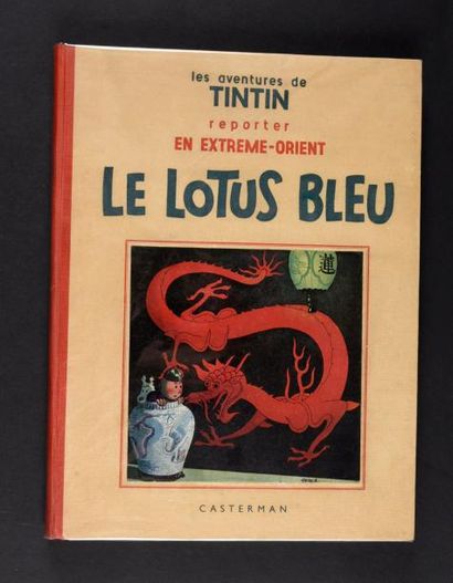 HERGÉ 
Tintin 05. Le Lotus Bleu.
La Collection de Monsieur de W.
Edition originale...