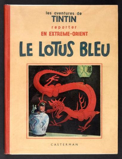 HERGÉ 
Tintin 05. Le Lotus Bleu.
La Collection de Monsieur de W.
Edition originale...