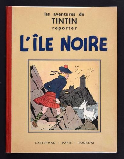 HERGÉ 
Tintin 07. L'île Noire.
La Collection de Monsieur de W.
Edition originale...