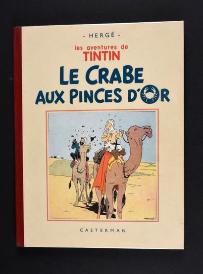 HERGÉ 
Tintin 09. Le Crabe aux pinces d'or.
Edition originale en noir et blanc (A13...