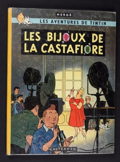 HERGÉ 
TINTIN 21.
Les bijoux de la Castafiore. EO Edition originale couleur B 34...