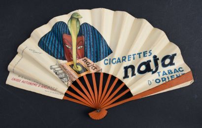 null Pour les cigarettes Naja, tabac d'Orient, montrant un visage d'égyptien et un...