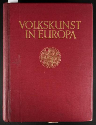 BOSSERT ( Volkskunt in Europa, E Wasmuth, Berlin, 1926. Introduction, table et 132...
