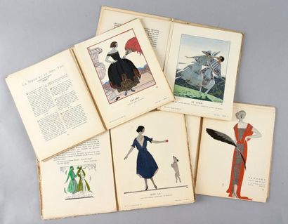 null Gazette du Bon Ton, Art, modes et frivolités, quatre numéros pour 1921, Editions...