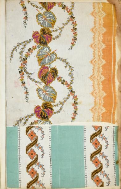 null Album d'échantillons d'imprimés pour la mode, Alsace, 1871-1872, principalement...