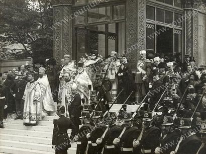 null MARIA PAVLOVNA, grande-duchesse de Russie (1854-1920).
Cérémonie commémorative,...