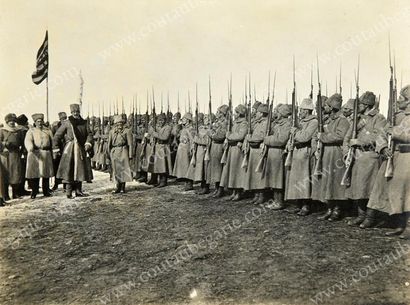 null NICOLAS NICOLAÏÉVITCH, grand-duc de Russie (1856-1929).
Ensemble de trois photographies...