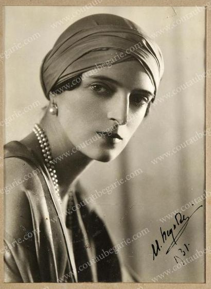 null IRINA ALEXANDROVNA, princesse Youssoupoff, née princesse de Russie (1895-1970).
Portrait...