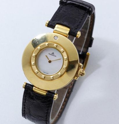 JAEGER LECOULTRE 
“RENDEZ-VOUS”
Montre bracelet de dame en or 750 millièmes, cadran...