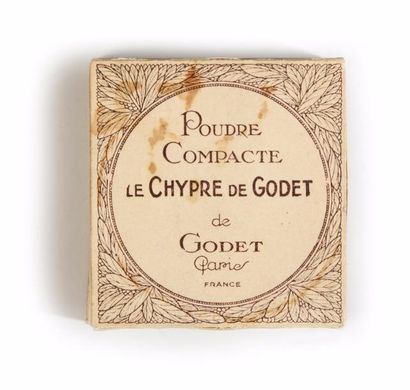 Godet «Mon Bécot» - «Chypre» - (1920)
Lot comprenant une boite de poudre cylindrique...