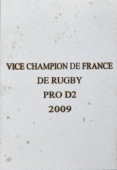 null Médaille du S.U Agen pour la 2ème place de la saison régulière du Championnat2008/2009....