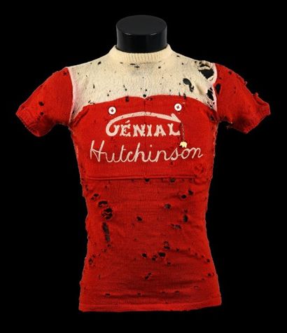 null Maillot de l’équipe «Génial Hutchinson» modèle des années 1937 à 1939 avec pour...