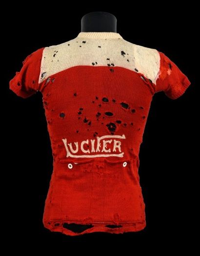 null Maillot de l’équipe «Génial Hutchinson» modèle des années 1937 à 1939 avec pour...