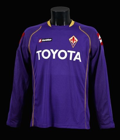null Alberto Gilardino n°11. Maillot de la Fiorentina pour la league des Champions2008-2009....