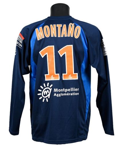 null Victor Hugo Montano n°11. Maillot du Montpellier Herault SC pour la saison2009-2010...