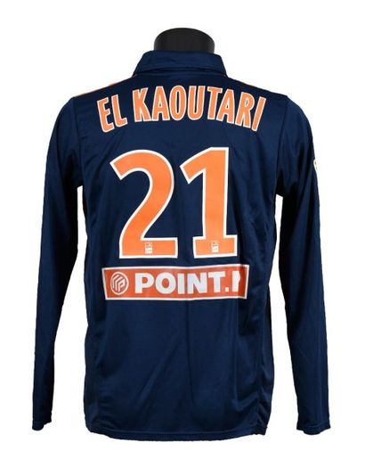null Abdelhamid El Kaoutari n°11. Maillot pour la coupe de la Ligue 2010-2011. Le...