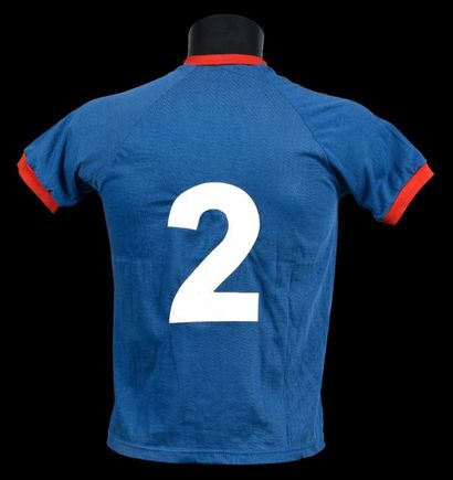 null Maillot n°2 porté avec l’Olympique Lyonnais lors de la saison 1969-1970 de 1ère...