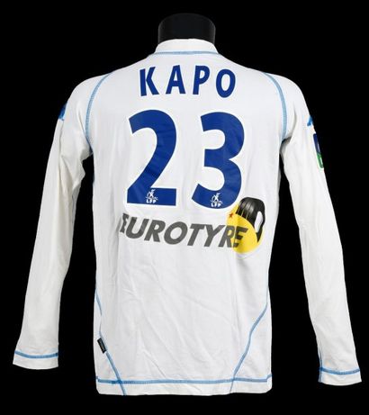 null Olivier Kapo n°23. Maillot pour la saison2003-2004 de Ligue 1. Il s’agit de...