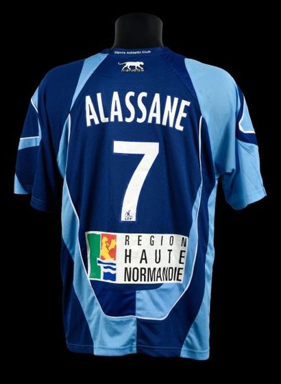 null Amadou Alassane n°7. Maillot porté avec le Havre AC pour la saison2008-2009...