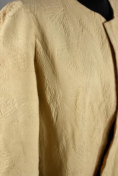 null Banyan, Proche-Orient, fin du XIXe-début du XXe siècle, en toile de coton travaillée...