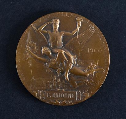 null PARIS 1900
Médaille officielle de participant à l'Exposition Universelle. En...