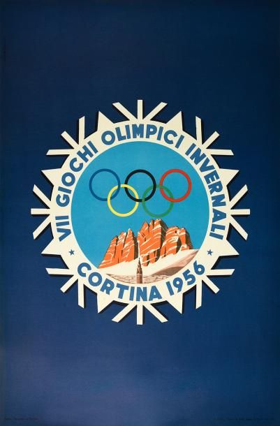 null CORTINA 1956
Affiche officielle des Jeux Olympique de Cortina d'Ampezzo 1956....