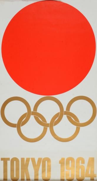 null Affiche officielle du logo des Jeux de la XVIIIème Olympiade d'été.
Signée Yusaku...