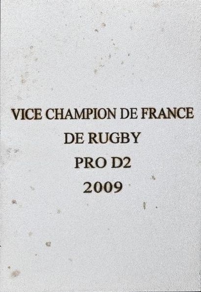 null Médaille de vice champion de France de Pro D2 du SU Agen pour le Championnat...