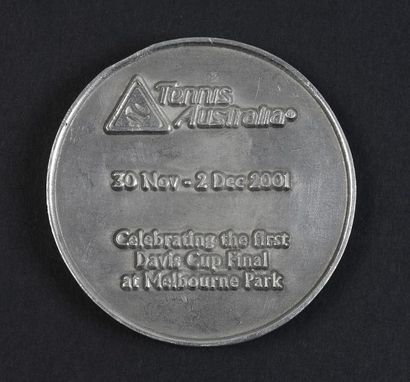 null Médaille commémorative de la finale de la Coupe Davis 2001 entre l'Australie...
