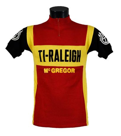 null Gerben Karstens (Pays-Bas).
Maillot porté avec l'équipe Ti-Raleigh-Mac Gregor...