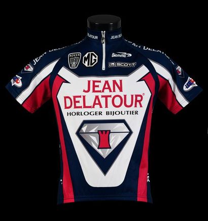null Patrice Hagland coureur français.
Maillot porté avec l'équipe Jean Delatour...