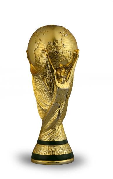 null Trophée de la Coupe du Monde de la F.I.F.A réplique en résine.
Hauteur 36 cm...