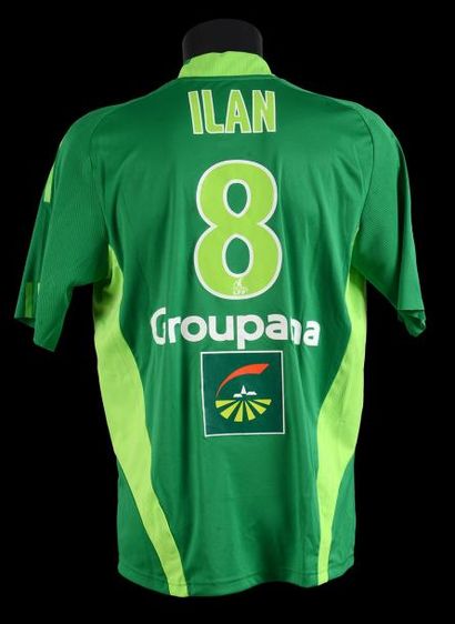 null Araujo Ilan n°8.
Maillot de l'AS Saint Etienne pour la saison 2008-2009 de Ligue...