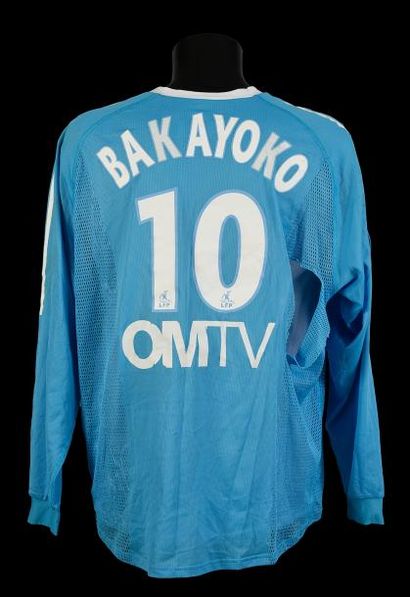 null Ibrahima Bakayoko n°10.
Maillot porté avec l'Olympique de Marseille lors de...